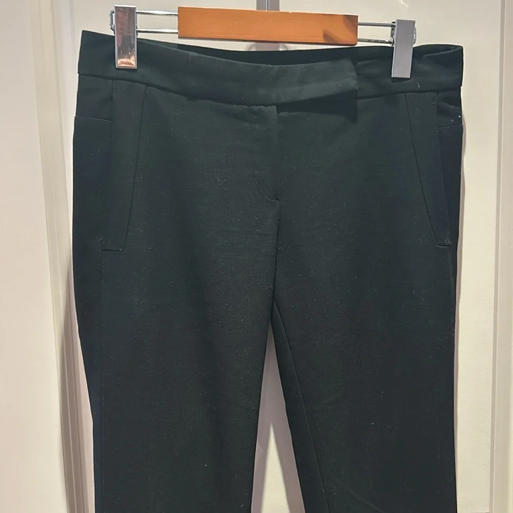 MAJE black zip fly pants slim pants 26 made in Bulgaria